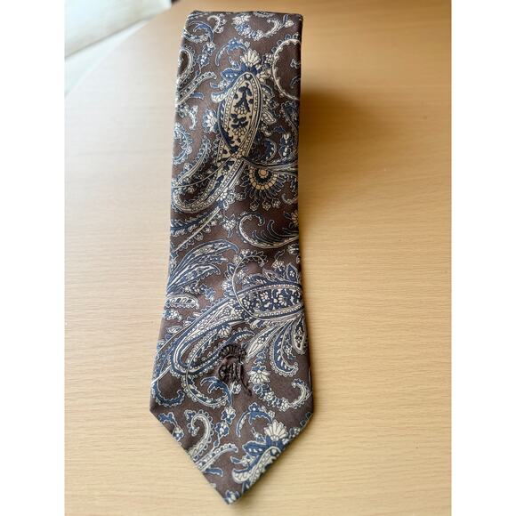 Vintage 1970s Satel’s San Antonio Impression by Countess Mara Paisley Tie - Picture 1 of 8